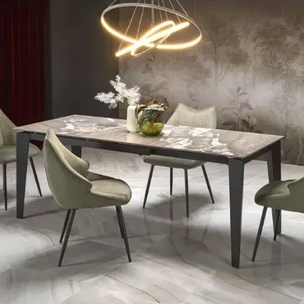 Masă de bucătărie extensibilă AG Felix PAL/ Marmura Grey photo 6