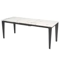Masă de bucătărie extensibilă AG Felix PAL/ Marmura White photo 2