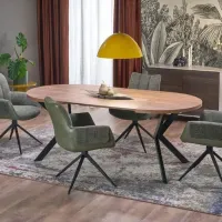 Masă de bucătărie extensibilă Halmar Peroni PAL melaminat/ Stejar hikora photo 7