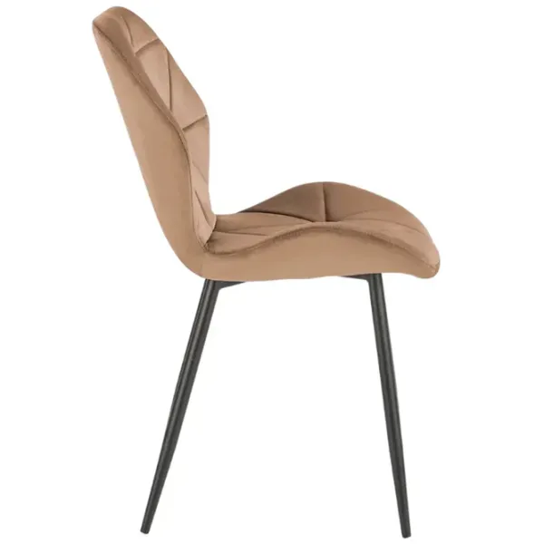 Scaun de bucătărie AG K453 Stofă/ Beige Black photo 5