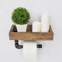 Raft pentru baie Trendy Boruraf117 Lemn / Nuc photo 2