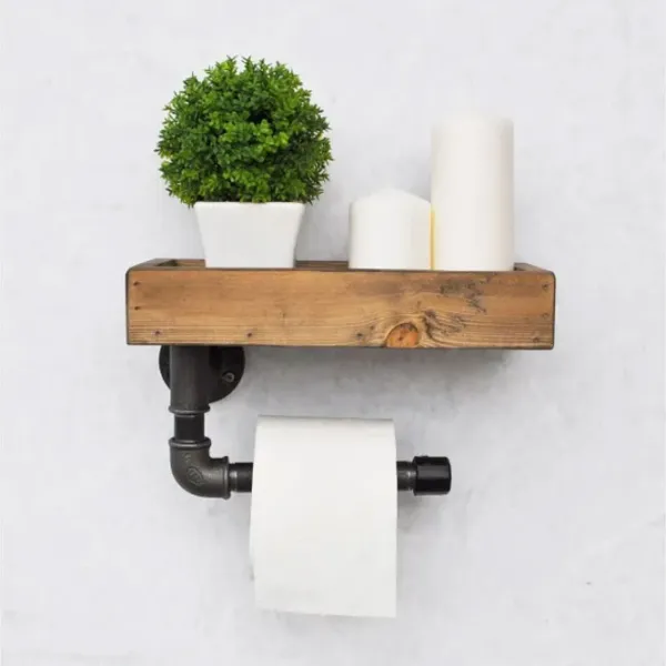 Raft pentru baie Trendy Boruraf117 Lemn / Nuc photo 3