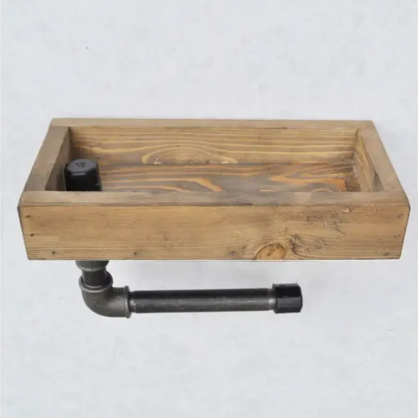 Raft pentru baie Trendy Boruraf117 Lemn / Nuc photo 6