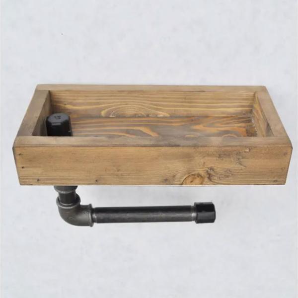 Raft pentru baie Trendy Boruraf117 Lemn / Nuc photo 6