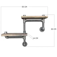 Raft Trendy 00-01312403-001 Lemn / Nuc photo 3