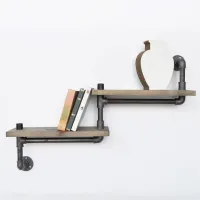 Raft Trendy Boruraf012 Lemn / Nuc photo 2