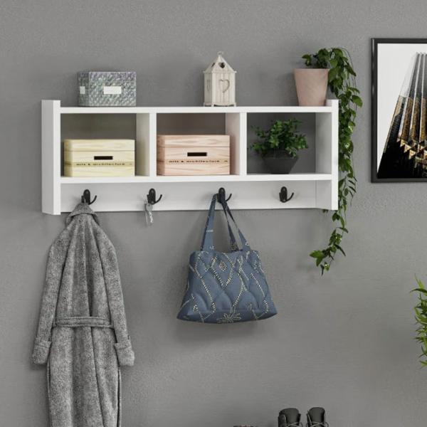Вешалка Trendy Star ДСП / Белый photo 2