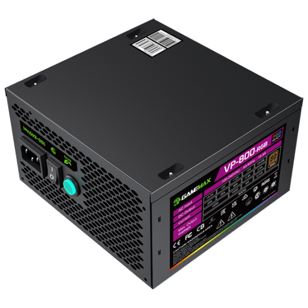 Sursă de alimentare Gamemax VP-800-RGB-S 80+ Bronze / 800 W photo 7