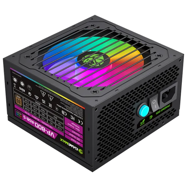 Sursă de alimentare Gamemax VP-800-RGB-S 80+ Bronze / 800 W photo 9