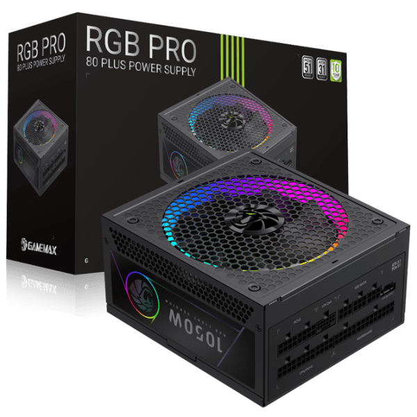 Sursă de alimentare Gamemax RGB PRO 1050G 80+ Gold / 1050 W photo 10