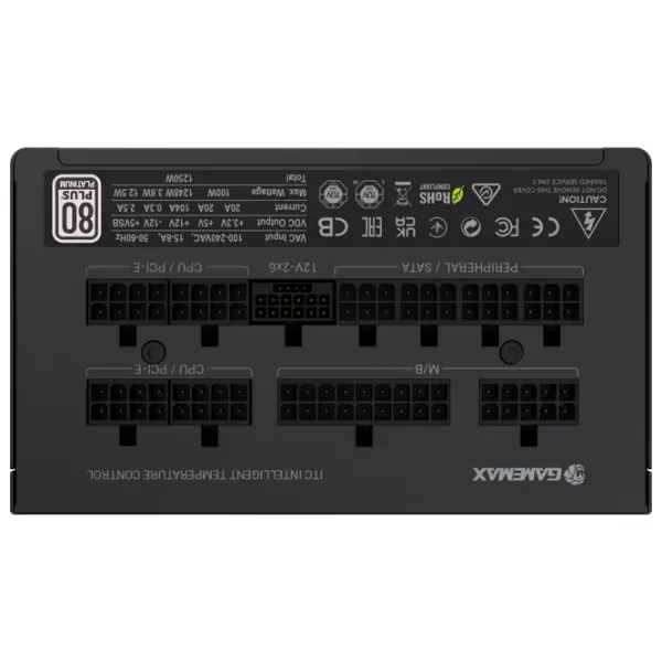 Sursă de alimentare Gamemax GX PRO 1250G 80+ Gold / 1250 W photo 6