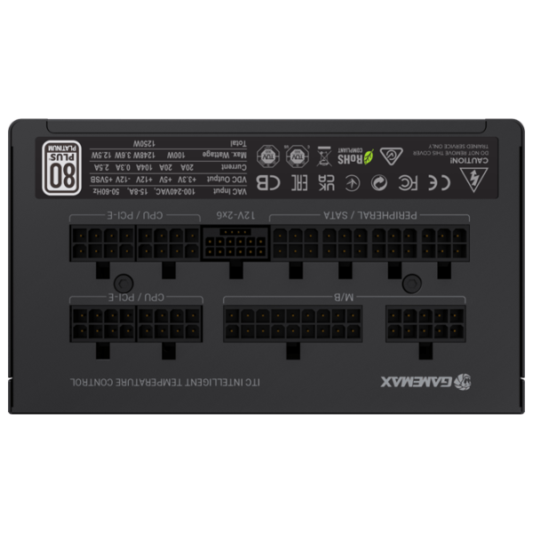 Sursă de alimentare Gamemax GX PRO 1250G 80+ Gold / 1250 W photo 6