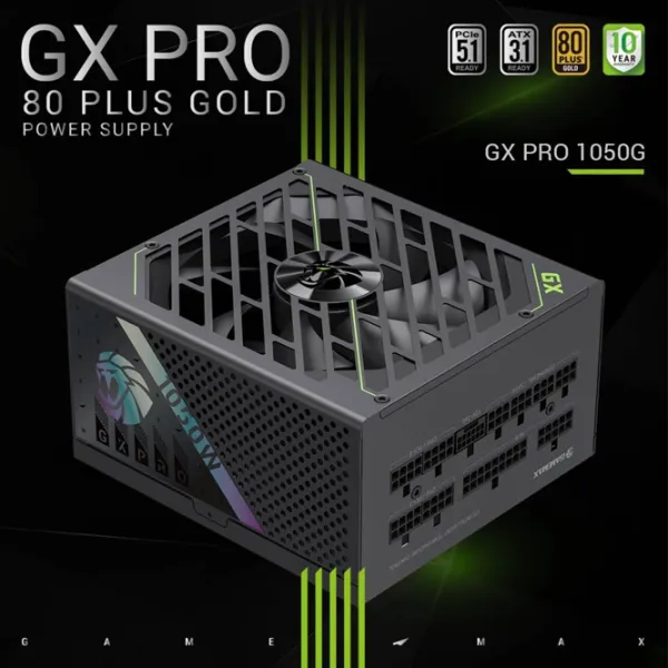Sursă de alimentare Gamemax GX PRO 1050G 80+ Gold / 1050 W photo 6