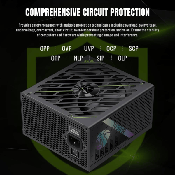 Sursă de alimentare Gamemax GX PRO 1050G 80+ Gold / 1050 W photo 8