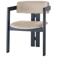 Scaun de bucătărie Trendy CO - 007 Stofă/ Beige Black
