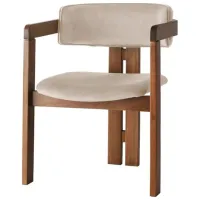 Scaun de bucătărie Trendy CO - 013 Stofă/ Beige Walnut