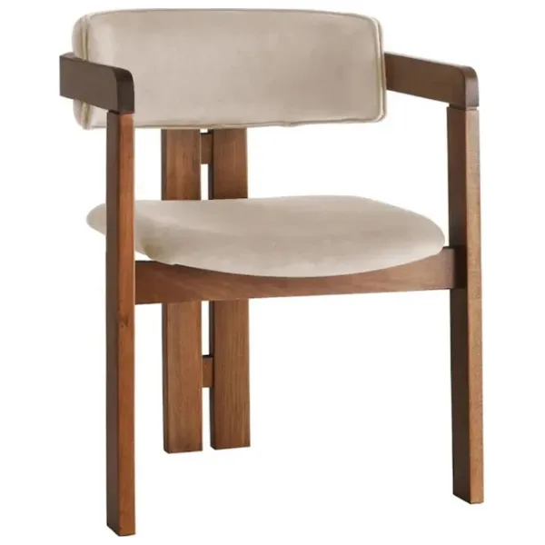 Scaun de bucătărie Trendy CO - 013 Stofă/ Beige Walnut photo 2