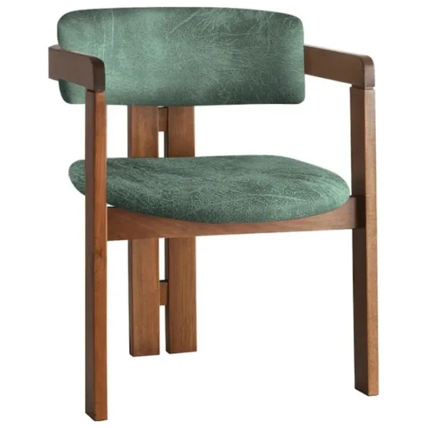Scaun de bucătărie Trendy CO - 031 Stofă/ Green Nuc photo 3