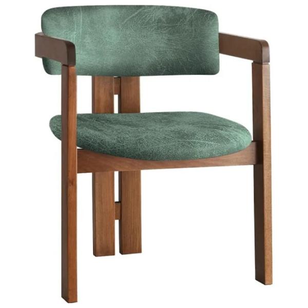 Scaun de bucătărie Trendy CO - 031 Stofă/ Green Nuc photo 3