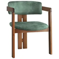 Scaun de bucătărie Trendy CO - 031 Stofă/ Green Nuc photo 3