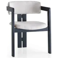 Scaun de bucătărie Trendy CO - 045 Stofă/ Cream Black photo 4