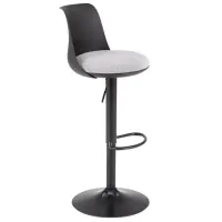 Scaun de bar AG H127 Pânză / Metal / Black