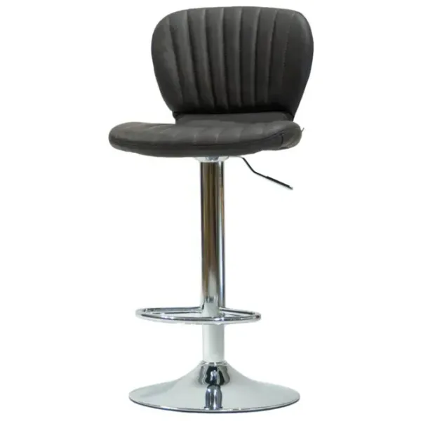 Scaun de bar AG Boca Piele artificială / Metal / Black photo 2