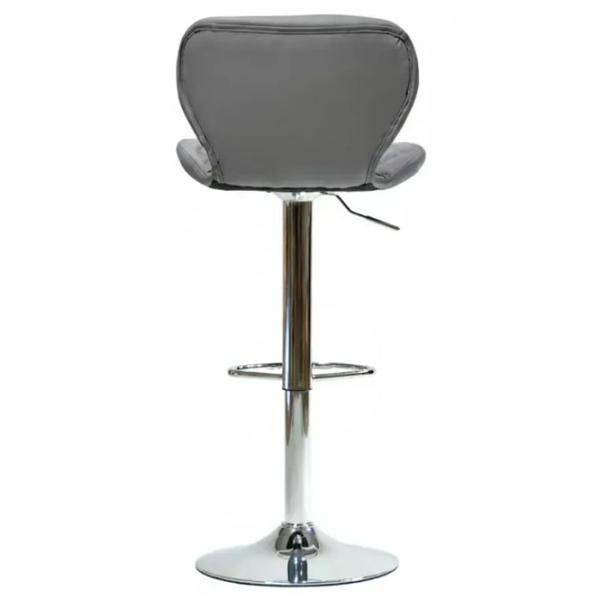 Scaun de bar AG Dimand Piele artificială / Metal / Gray photo 3