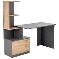 Masă de birou Halmar MISO PAL/ Anthracite