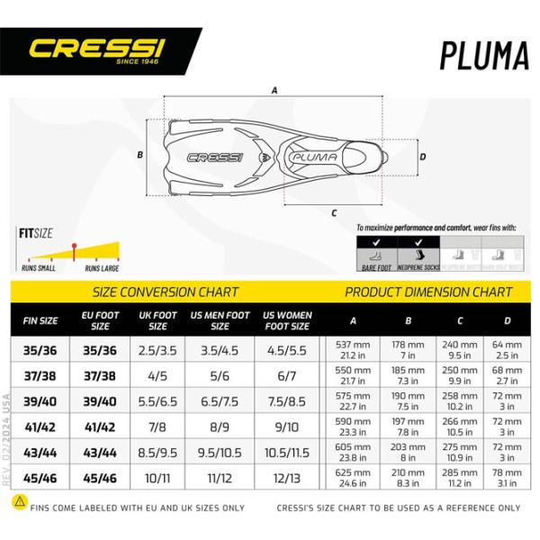 Ласты Cressi Pluma 41-42 /  photo 7