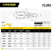 Labe înot Cressi Pluma 45-46 / photo 7