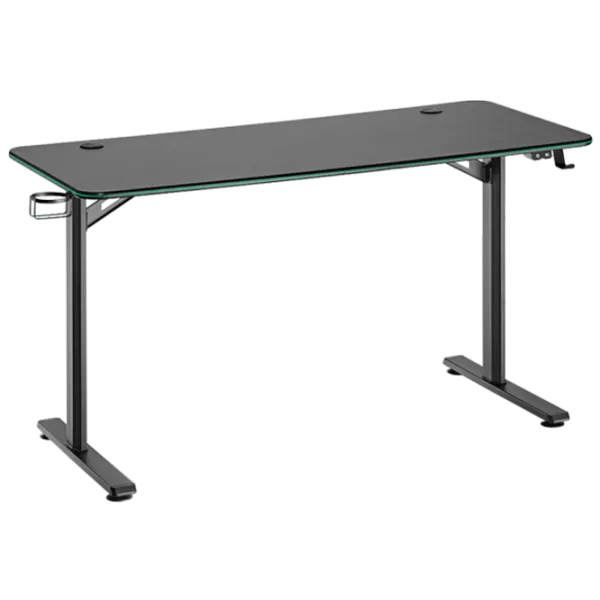 Masă gaming LUMI GMD08-2 MDF / Black photo 1