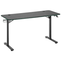 Masă gaming LUMI GMD08-2 MDF / Black