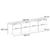 Comodă TV Trendy Lowen 46 x 180 x 35 / LPAL photo 7