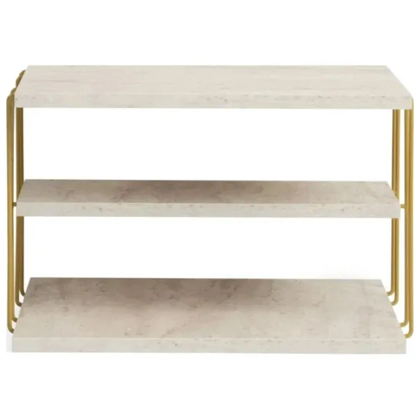 Masă consolă Trendy Lifon Travertine / Metal photo 2
