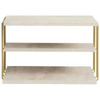 Masă consolă Trendy Lifon Travertine / Metal photo 2