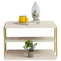 Masă consolă Trendy Lifon Travertine / Metal photo 3