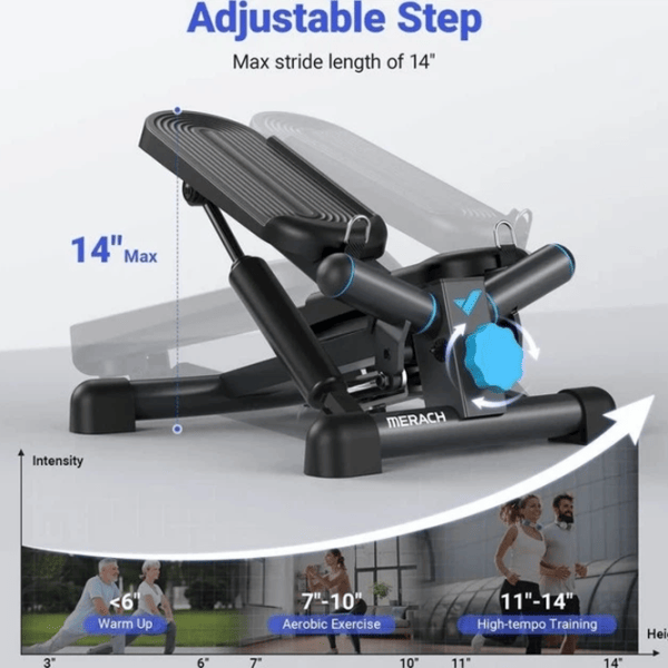 Stepper Merach MR-2354 150 kg / Black photo 10