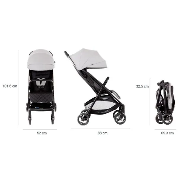Детская коляска Graco Myavo PT.118451/ Серый photo 7