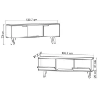 Comodă TV Trendy Siena 53 x 139.7 x 53 / LPAL photo 4