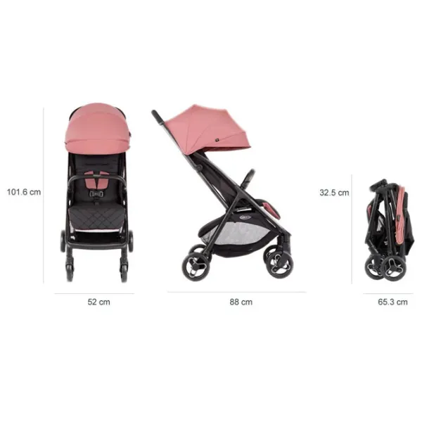 Детская коляска Graco Myavo PT.118452/ Розовый photo 7