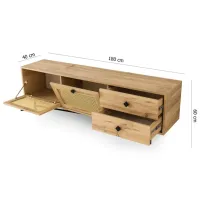 Comodă TV Trendy Hapsiyas 60 x 180 x 40 / LPAL photo 6