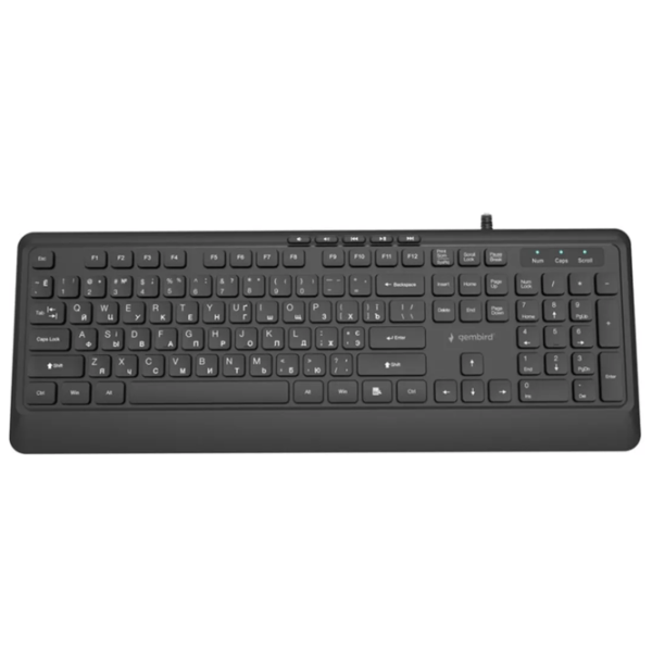 Tastatură Gembird KB-MCH-05-CYRL Cu fir / Black photo 2