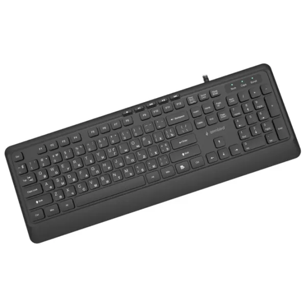 Tastatură Gembird KB-MCH-05-CYRL Cu fir / Black photo 3