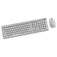Клавиатура и Мышь Gembird Pro Business Беспроводные / Белый photo 2