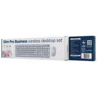 Клавиатура и Мышь Gembird Pro Business Беспроводные / Белый photo 5