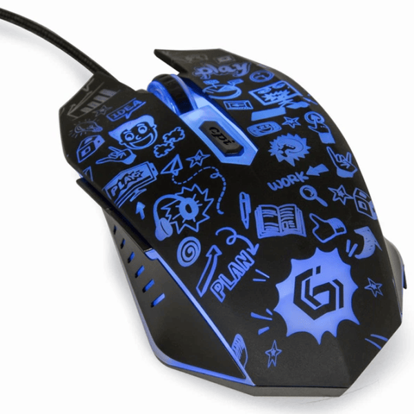Mouse Gembird MUS-6B-GRAFIX-01 USB / Black photo 5