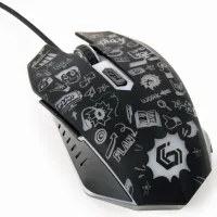 Mouse Gembird MUS-6B-GRAFIX-01 USB / Black photo 7