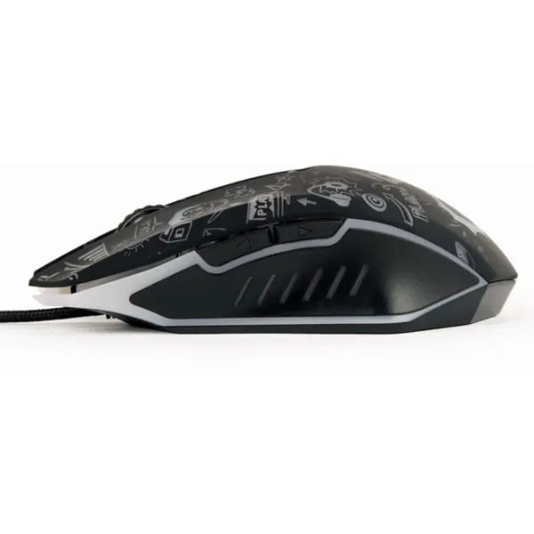 Mouse Gembird MUS-6B-GRAFIX-01 USB / Black photo 8