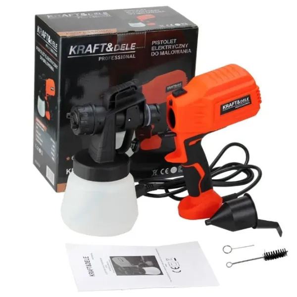 Краскопульт Kraft&Dele KD2119 0.8 л/ Красный photo 5
